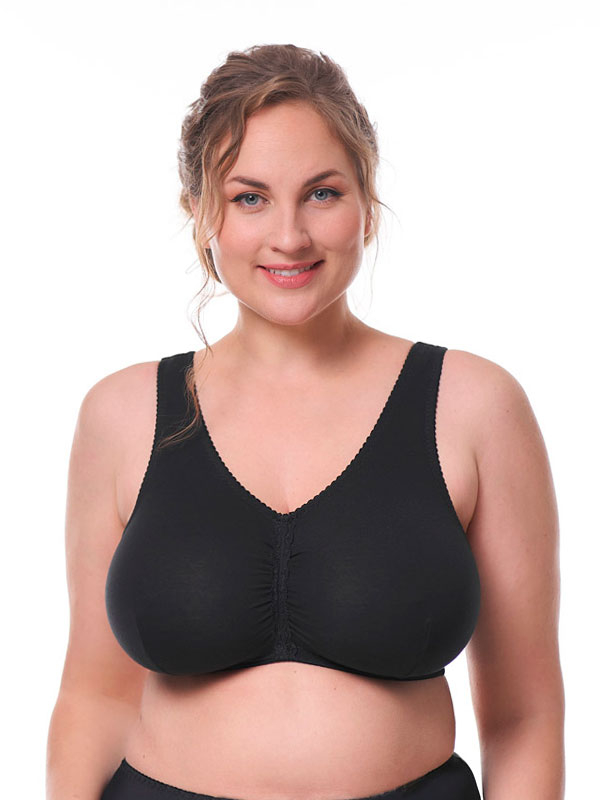 UNIQUE BOMULD - Plus Size Ilman kaaria liivit fra Plaisir