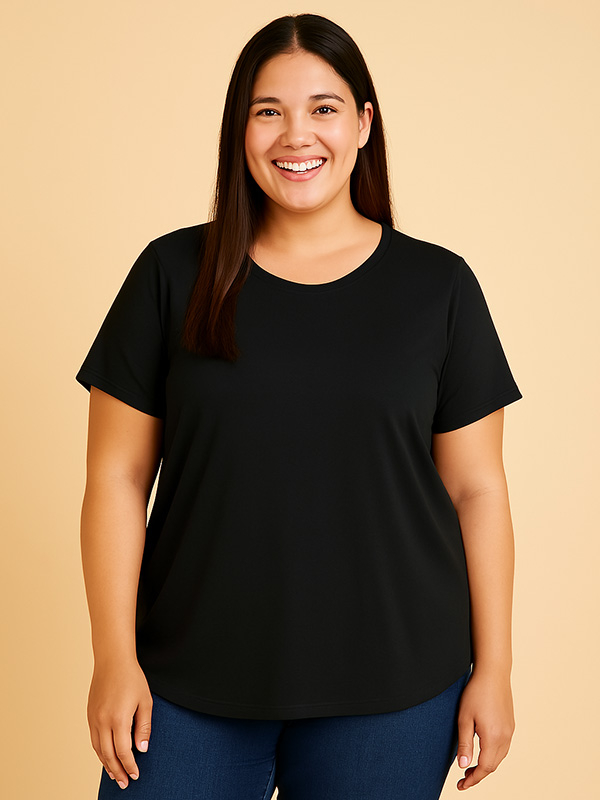 BAMBOO - Plus Size T-paita fra Fiona