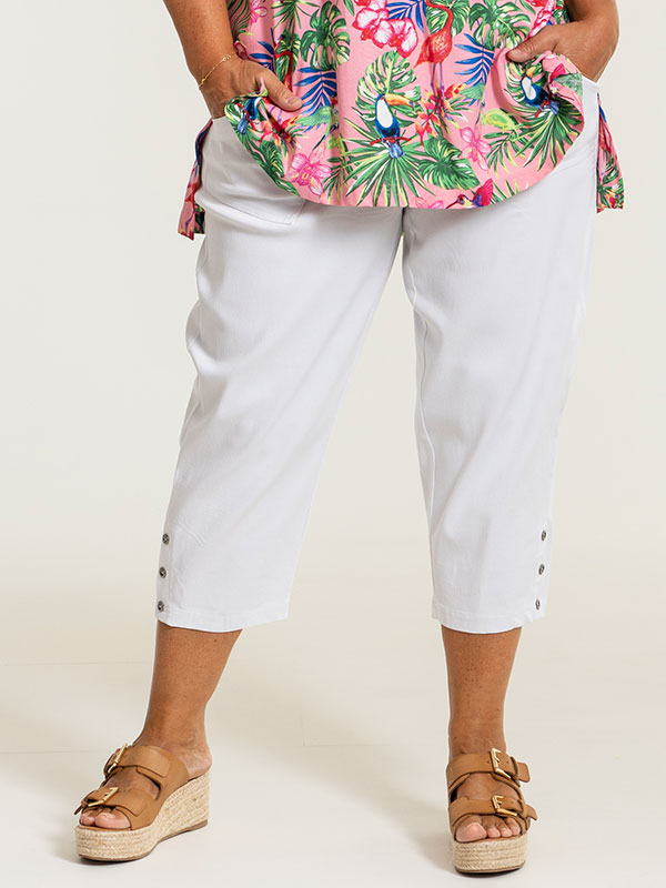 CLARA  - Plus Size Housut fra Gozzip