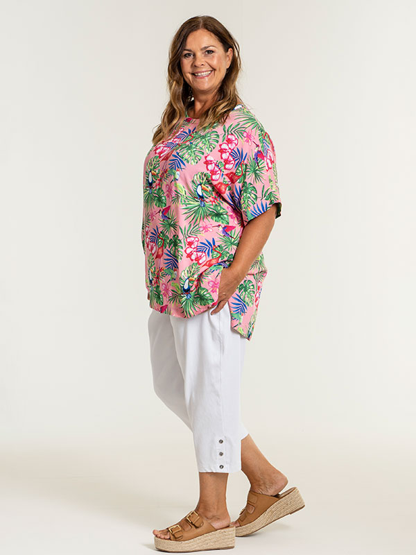 CLARA  - Plus Size Housut fra Gozzip