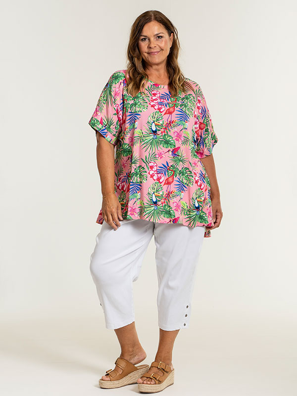 CLARA  - Plus Size Housut fra Gozzip