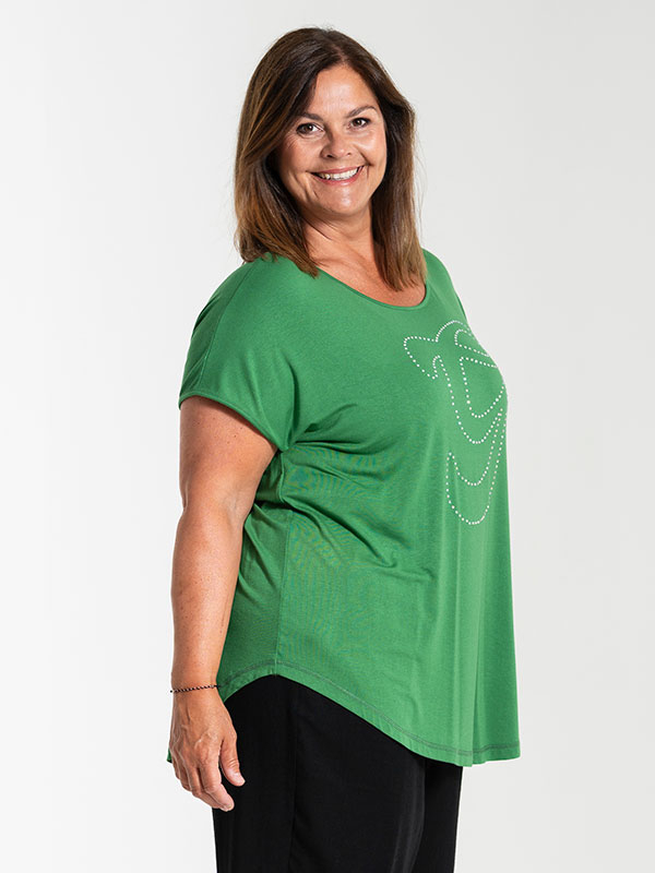 GITTE - Plus Size T-paita fra Gozzip