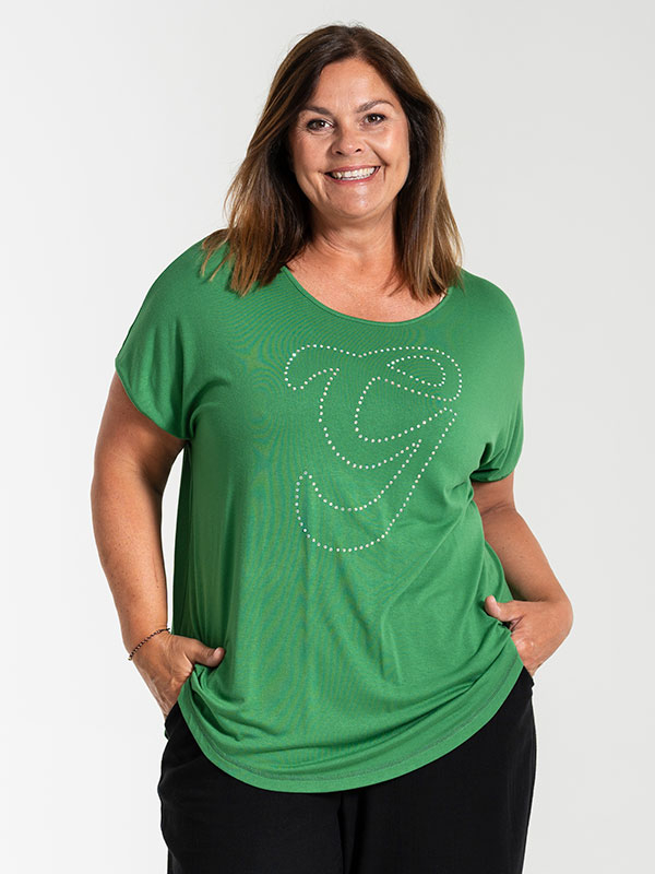 GITTE - Plus Size T-paita fra Gozzip
