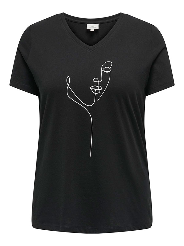 CARLYDIA - Plus Size T-paita fra Only Carmakoma