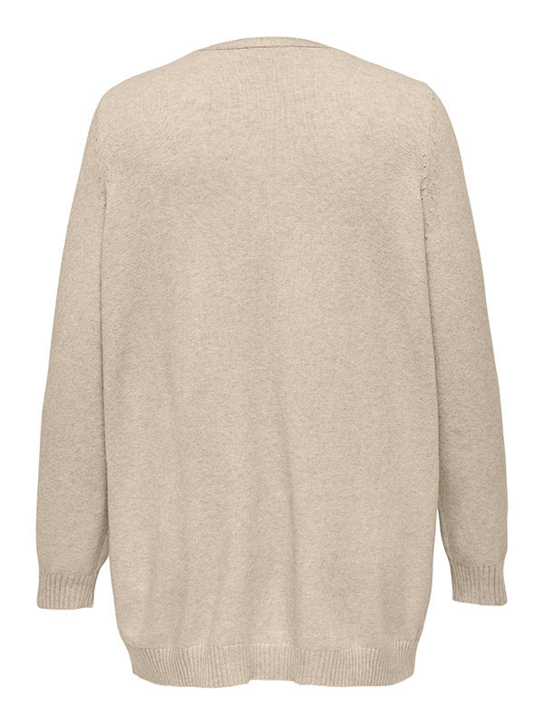 CARESLY - Plus Size Neuletakki fra Only Carmakoma