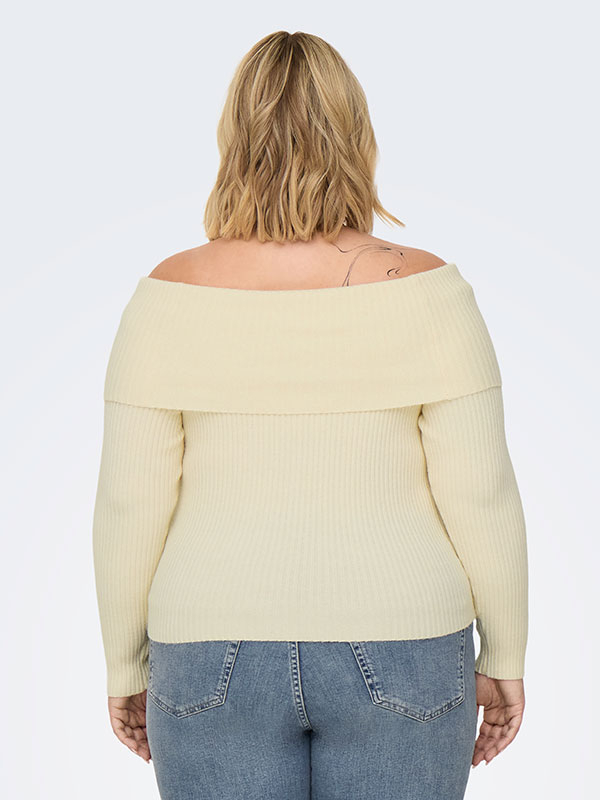 CARKATIA - Plus Size Villapaita fra Only Carmakoma