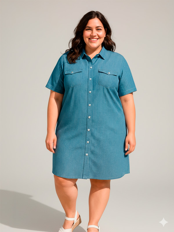 CARLOLAH - Plus Size Mekko fra Only Carmakoma