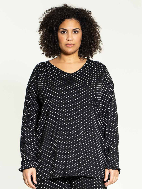 TULLE - Plus Size Yöblouse fra Studio