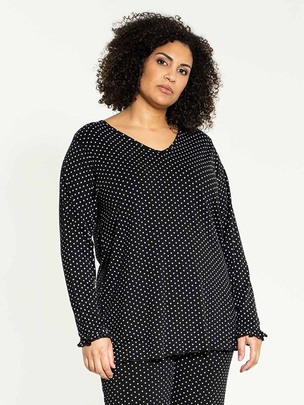 TULLE - Plus Size Yöblouse fra Studio