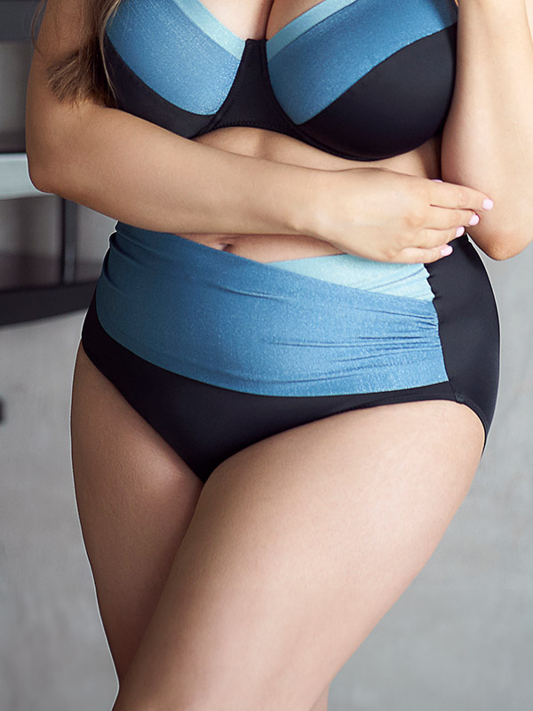 WAVE - Plus Size Bikinihousut fra Plaisir