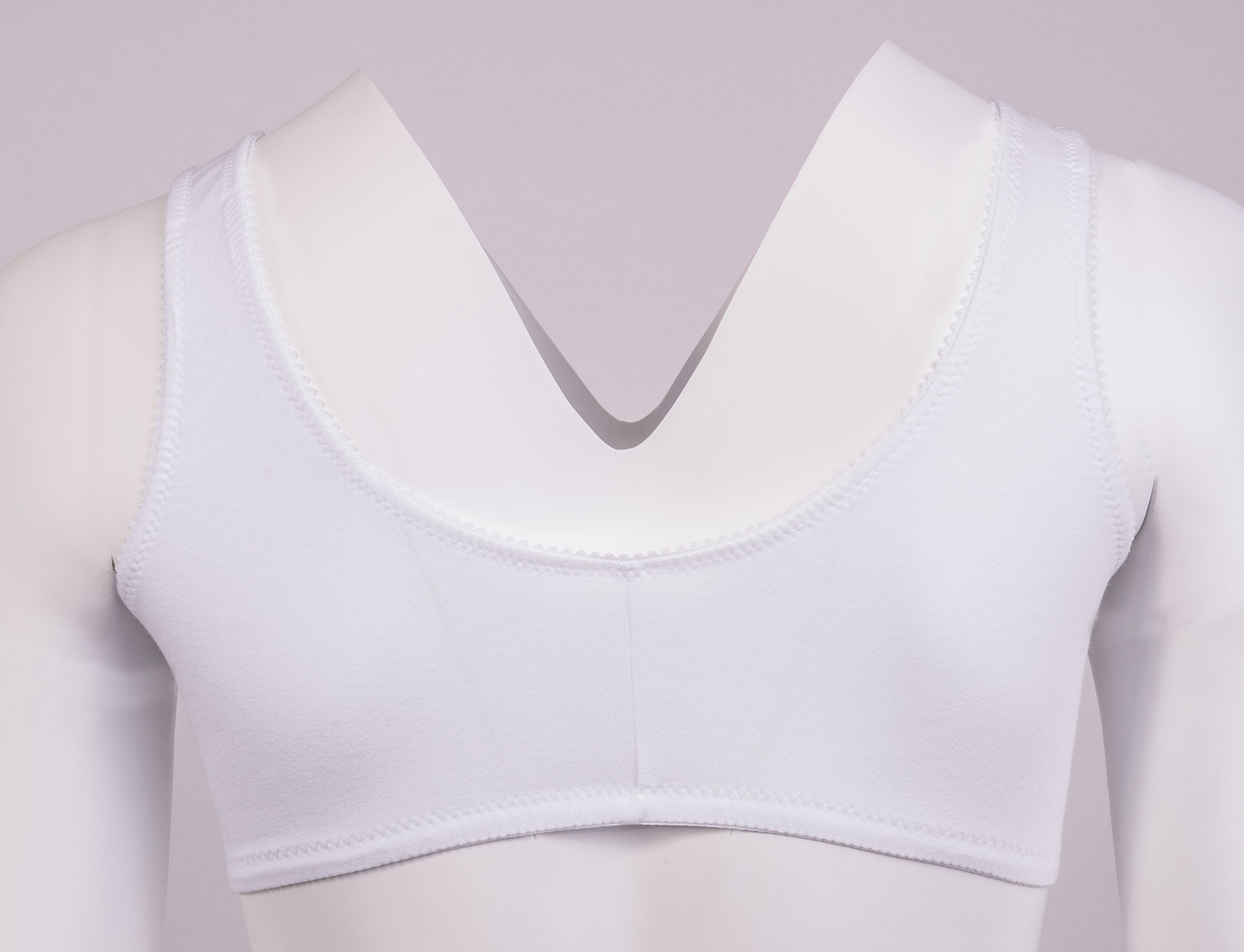 UNIQUE BOMULD - Plus Size Ilman kaaria liivit fra Plaisir
