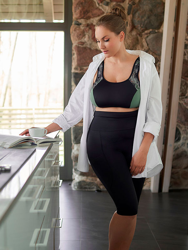 NOVA ACTIVE - Plus Size Treenitightsit fra Plaisir