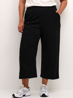 Kaffe Curve NANA - Sorte culotte bukser i bomuld