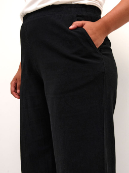 Kaffe Curve NANA - Sorte culotte bukser i bomuld
