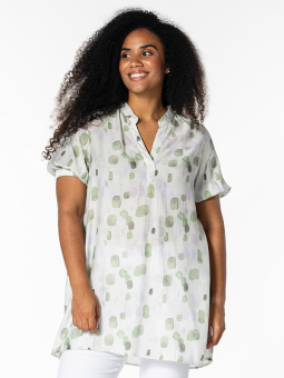 Studio S253812-Whiteeithgreenandpurplespots
