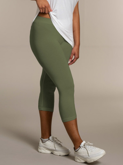 Sandgaard AMSTERDAM - Armygrønne 3/4 viskose leggings