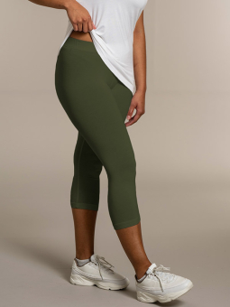 Sandgaard AMSTERDAM - Mørkegrønne 3/4 viskose leggings 