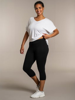 Sandgaard AMSTERDAM - Sorte 3/4 viskose leggings