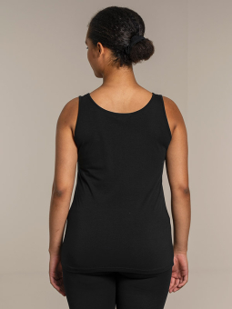 Sandgaard OSLO - Sort basis top i bomulds jersey 