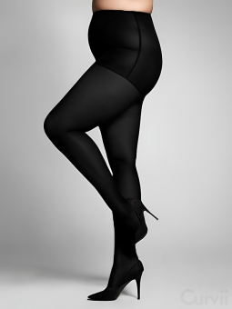 Pamela Mann  200 Denier Curvy Super Stretch Tights Black