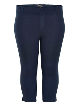 Sandgaard COPENHAGEN - Blå bengalin 3/4 leggings med snydelommer